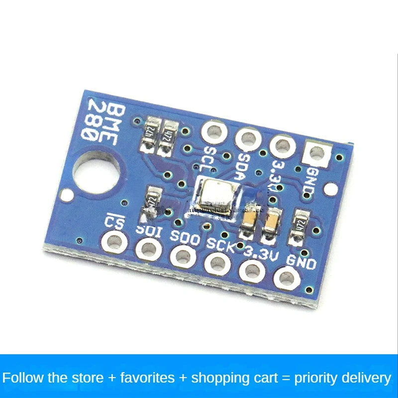 BME280 Embedded Digital Height Sensor Temperature Humidity Barometric Pressure Sensor Module I2C 1.2-3.6V BME280 Sensor Module