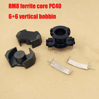 RM5 RM6 RM8 Ferrite Cores With Bobbin Transformer Core PC40 Magnetic Cores Mn-Zn Magnets