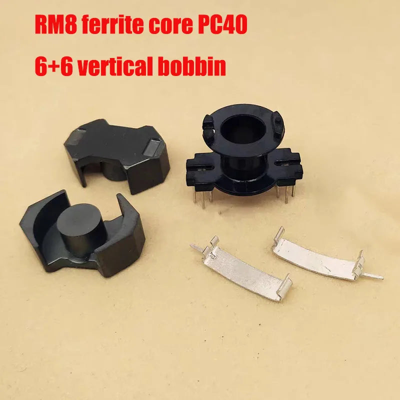RM5 RM6 RM8 Ferrite Cores With Bobbin Transformer Core PC40 Magnetic Cores Mn-Zn Magnets