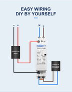TOMZN TOCT1 2P 25A DC 12V 24V Coil 220V/230V 50/60Hz DIN Rail Household AC Modular Contactor 2NO or 1NO 1NC