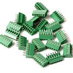 10PCS 2.54mm Pitch 0.1" 6Poles 6Pin 150V6A UL, 130V8A IEC, CE Rohs mini Breadboard PCB Screw Wire Terminal Block