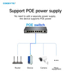 Ethernet Serial Sever RS485 to RJ45 Rail Industrial Standard AC/DC/POE Data Transmission Transceiver CDEBYTE NA111 Series