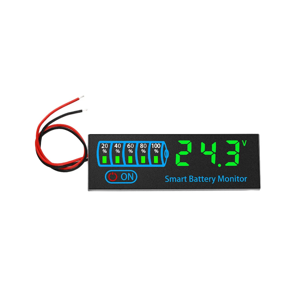Intelligent Battery Display Lithium Battery Level Indicator DC 7-55V 18650 Lipo Li-ion Capacity Board DIY Charging Tester