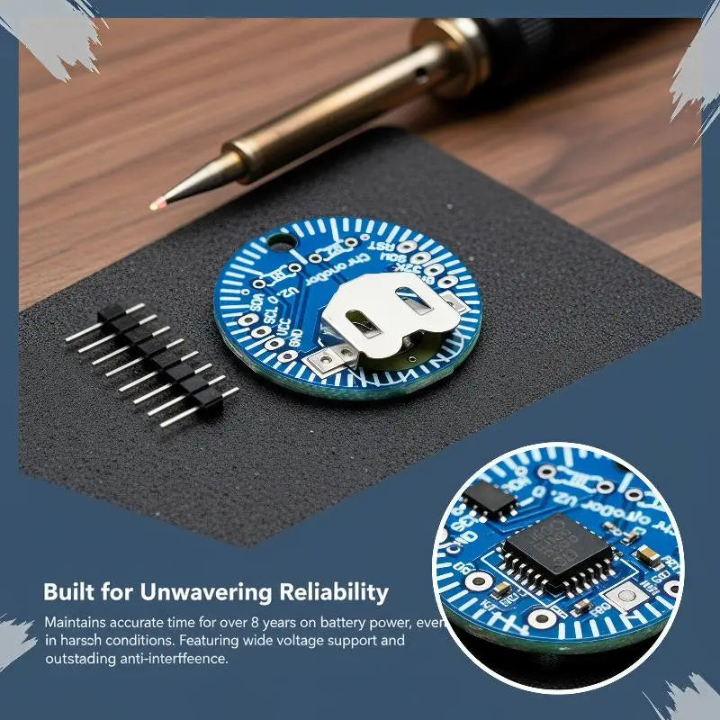 DS3231 Real Time Clock Module Low Power Consumption RTC I2C ChronoDot V2.0 for Battery Powered Portable Devices