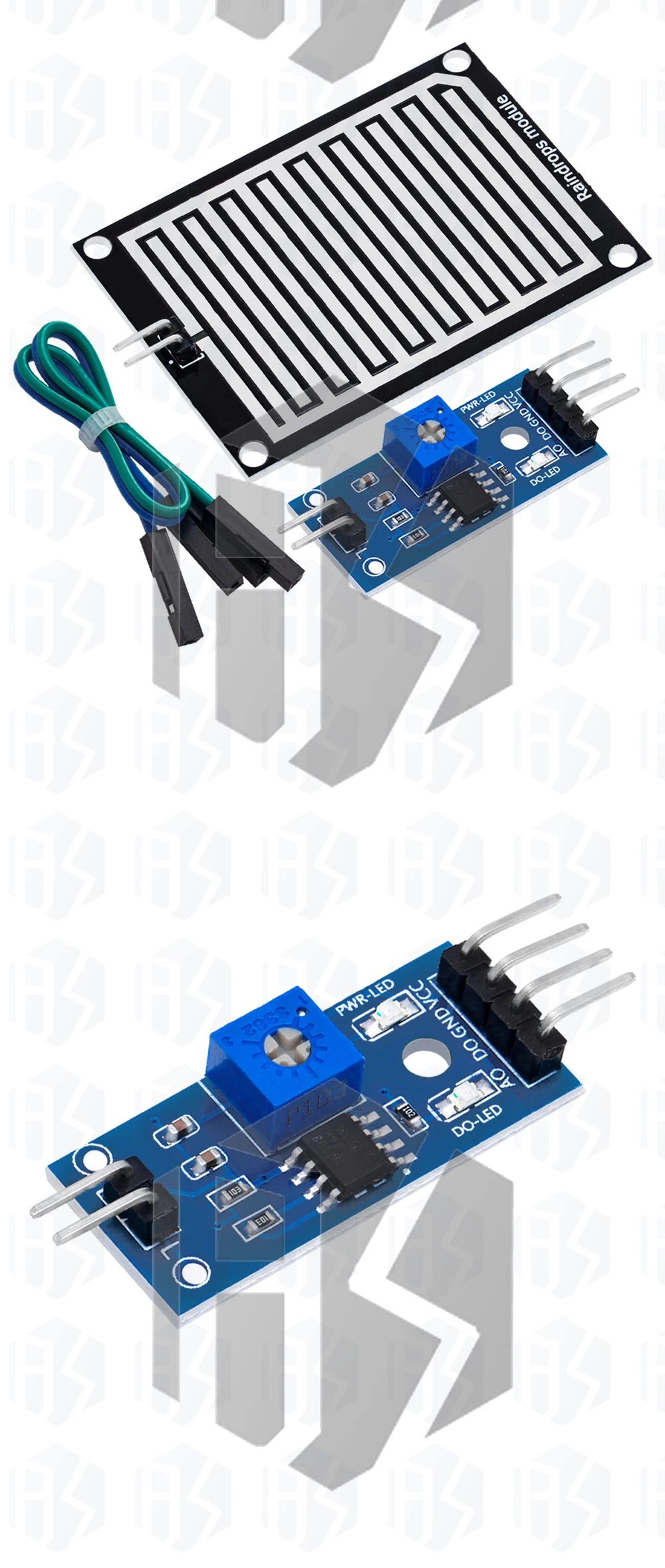 Raspberry pi 2 3 the sensor module package HC-SR04 501 DHT11 DS3231 KY-008 Sound Rain Soil sensor for arduino kit