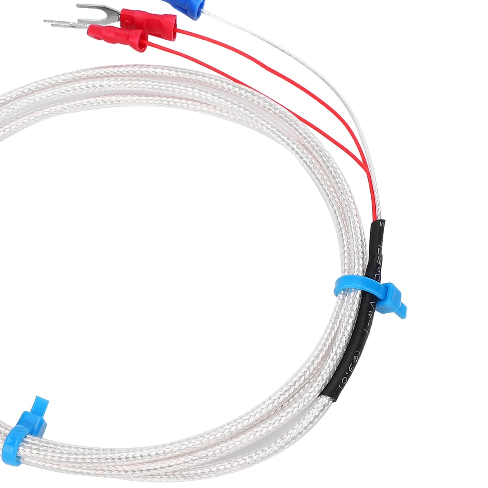Temperature Sensor Probe PT100 Thermistor Temperature Measuring Probe Round Hole Patch Type Temperature Measuring Probe