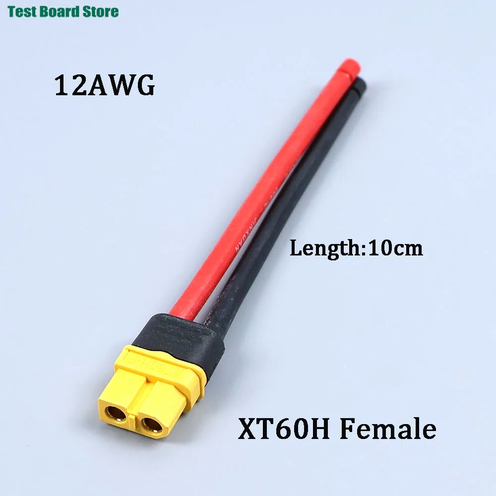 XT60 Male Female Conversion Plug Connection Cable With 12AWG Silicone Extension Lead Wire for RC Lipo Battery FPV Drone