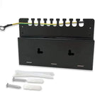 8/12 Ports RJ45 Patch Panel Shielded Keystone Jack Sockets Desktop Wall Mount Distribution Frame For RJ 45 UTP STP Modules