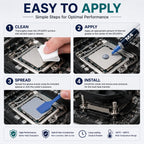 AICICE M4 M6 Performance Thermal Grease 11.8‑16W/mK Non‑Conductive Silicone Paste 1.5/4/8g For CPU GPU Laptop Desktop Heatsink