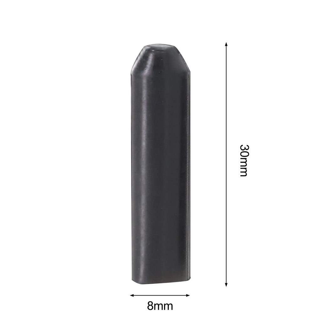 10pcs Warm Shrink End Cap Heat Shrink Cap Black Cable Sealing Cap For Protection Cable End Electrical Equipment