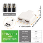 Wire Connector Set Splitter Box With Connector for Audio Auto Moto Lighting System 22-18AWG Led Strip Wire Cable Junction Box