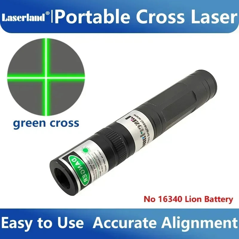 New Portable Red Green Cross Line Laser Diode Module Generator for Alignment Woodworks Sawmill Tiles