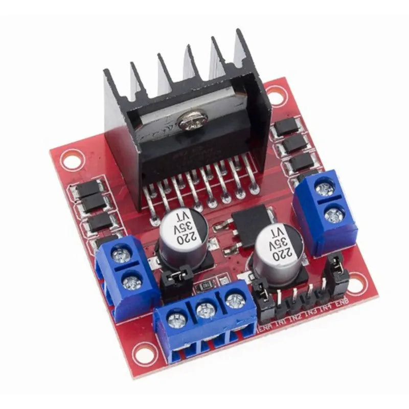 1/2/5pcs L298N Driver Board Module Dual H Bridge DC Stepper Motor Smart Car Robot Breadboard High Power L298 DC Motor Driver