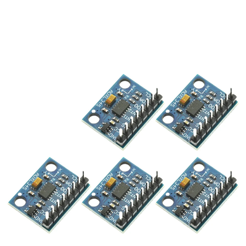 1/5/10pcs GY-291 ADXL345 Digital Triaxial Force Acceleration Tilt Module IIC SPI Transmission