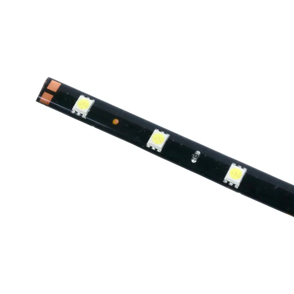 2 PCS LED strip SMD3528 Waterproof Flexible 30CM Red Green Blue White Warm white Super bright car Styling decor stickers lamp