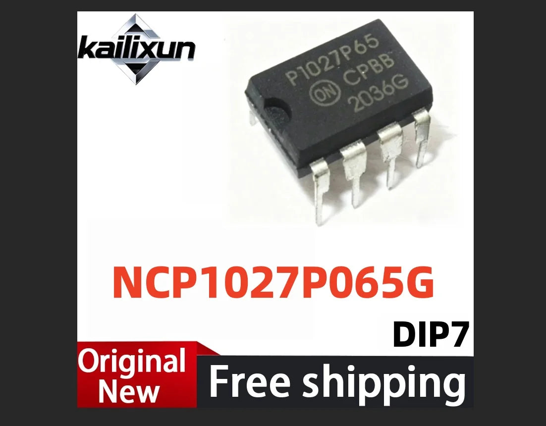 (10pcs) NCP1027P065G P1027P65 DIP-7 Power Management IC Chip For Air Conditioner