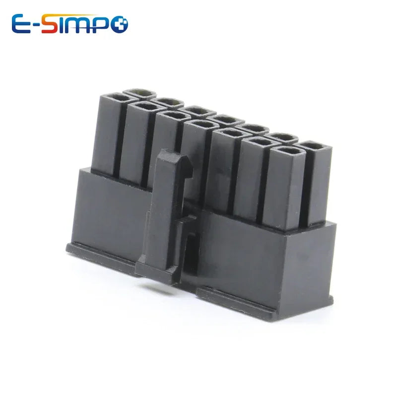 10Pcs 5557 4.2mm Black Automotive Connector Male Plug Housing 2*1Pin-2*12Pin for PC/Computer Graphics Card PCI-E Power