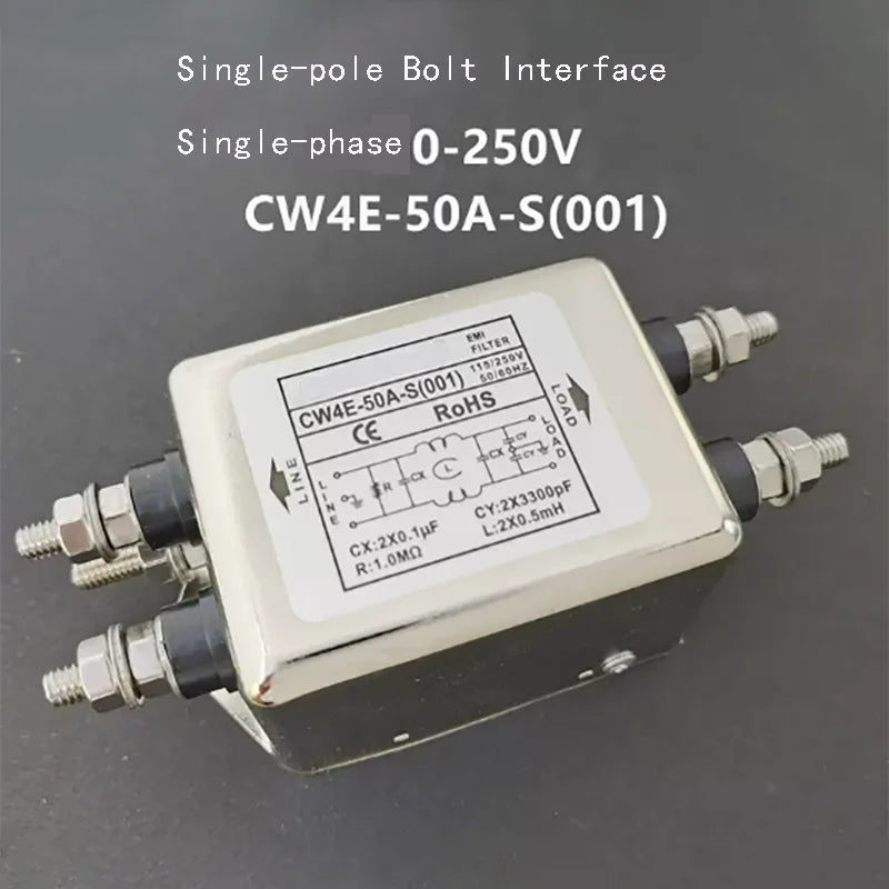 New 220V AC Anti-interference Power Supply EMI Filter CW4L2 CW4L2-20A-S CW4L2-6A-S CW4L2-10A-S CNC Purifier for Enhanced Perform
