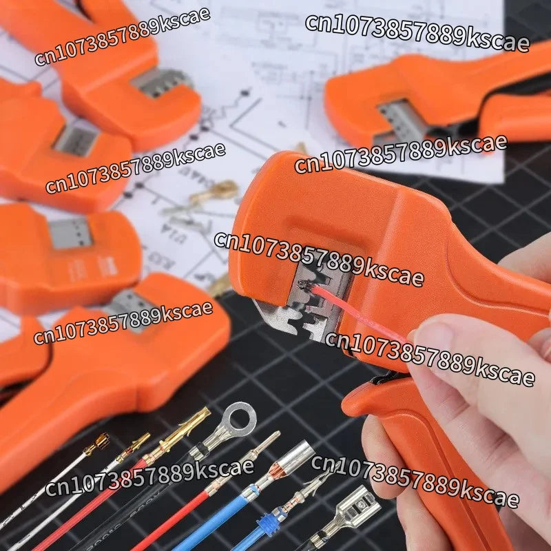 IWS-3220S Wire Crimping Tool for JST, Molex, Dupont Micro Terminals Connectors Crimper, AWG 32-22 Mini Hand Plier