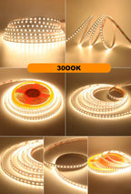 5m 10m RA98 LED Strip Light 2700K 3000K 3500K 4000K 5000K 6000K 12V 24V 2835 Flex Tape Stripe Hight Bright 120LED Home Lighting