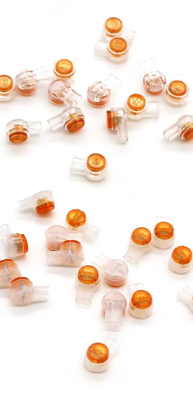 50Pcs K1 K2 K3 Connector UY1 UY2 UR Wire Connector, Waterproof RJ45 RJ11 Telephone UY Splice Connector Network Cable Terminals