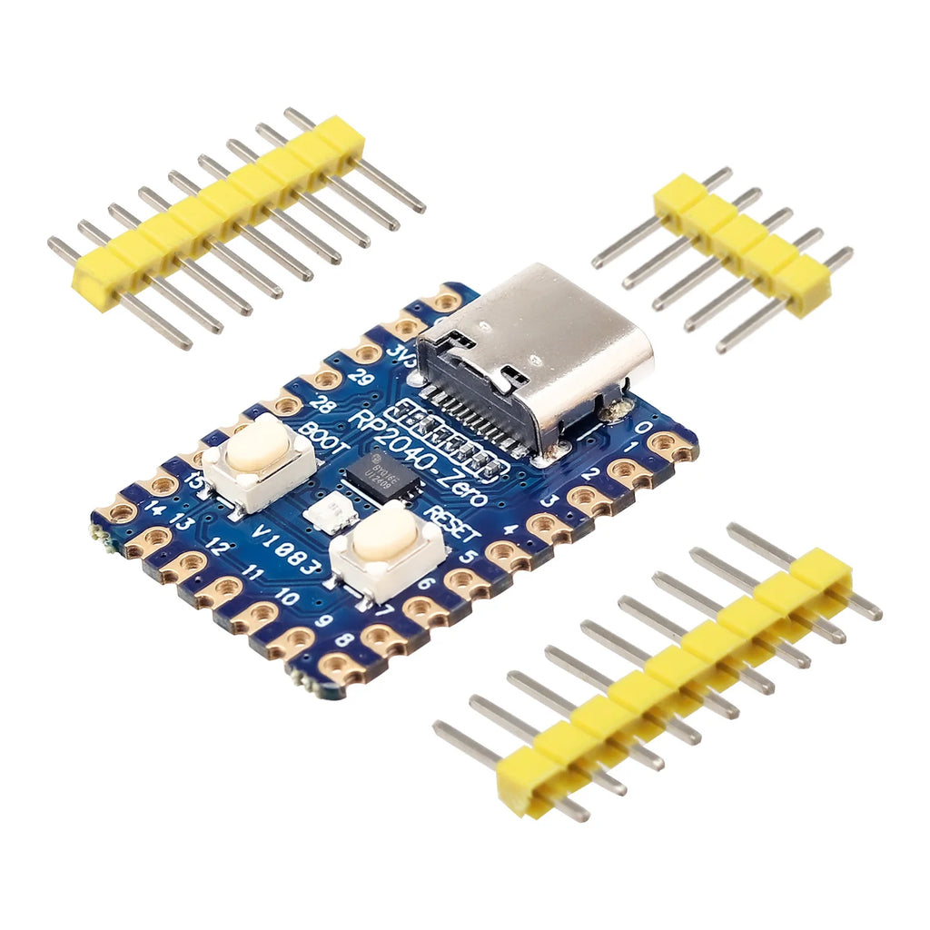 1-20PCS RP2040-Zero RP2040 for Raspberry Pi Microcontroller PICO Development Board Dual-core Cortex M0+ Processor 2MB Flash XCW