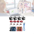 4-Lead Nema17 Stepper Motor 17HS4401S + CNC-Shield V3 Engraving Machine+4pcs A4988 Driver Expansion Board 3D Printer Kit