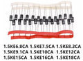 20PCS 1.5KE12CA 1.5KE15CA 1.5KE16CA 1.5KE18CA 1.5KE20CA 1.5KE22CA 1.5KE24CA TVS Diode 1.5KE/12CA/15CA/16CA/18CA/20CA/22CA/24CA