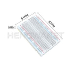 400 830 Point 65 Jumper Wires MB102 Breadboard Solderless PCB Bread Board DIY for Arduino Kit