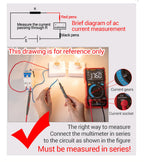 Profesional Digital Multimeter AC/DC Voltage Current Test ANENG Capacitance NCV Resistance Ohm Electrical Test Meter Tools