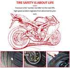 E-ACE TPMS Tire Pressure Monitoring SystemInfitary Motorcycle System LCD Real Time Data Display For Status Precise Digital