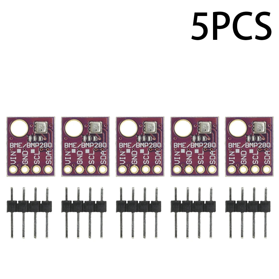 1-10PCS BME280 5V Digital Sensor Temperature Humidity Barometric Pressure Sensor Module I2C SPI 1.8-5V