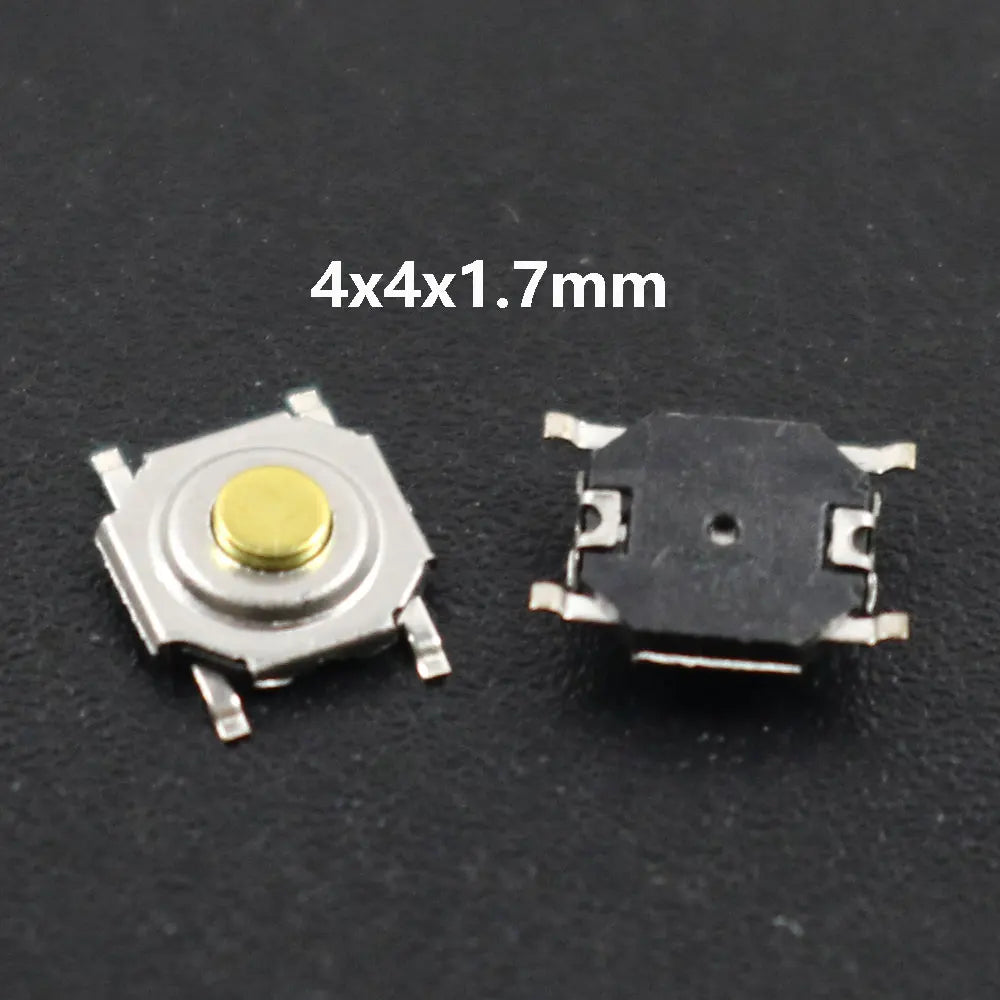10Pcs/Lot Touch Tact Waterproof Switch Kit 4x4/5x5/4.5x4.5 SMT Micro Tactile Push Button Touch Switch 4 Pin LCD Monitor Repair ﻿