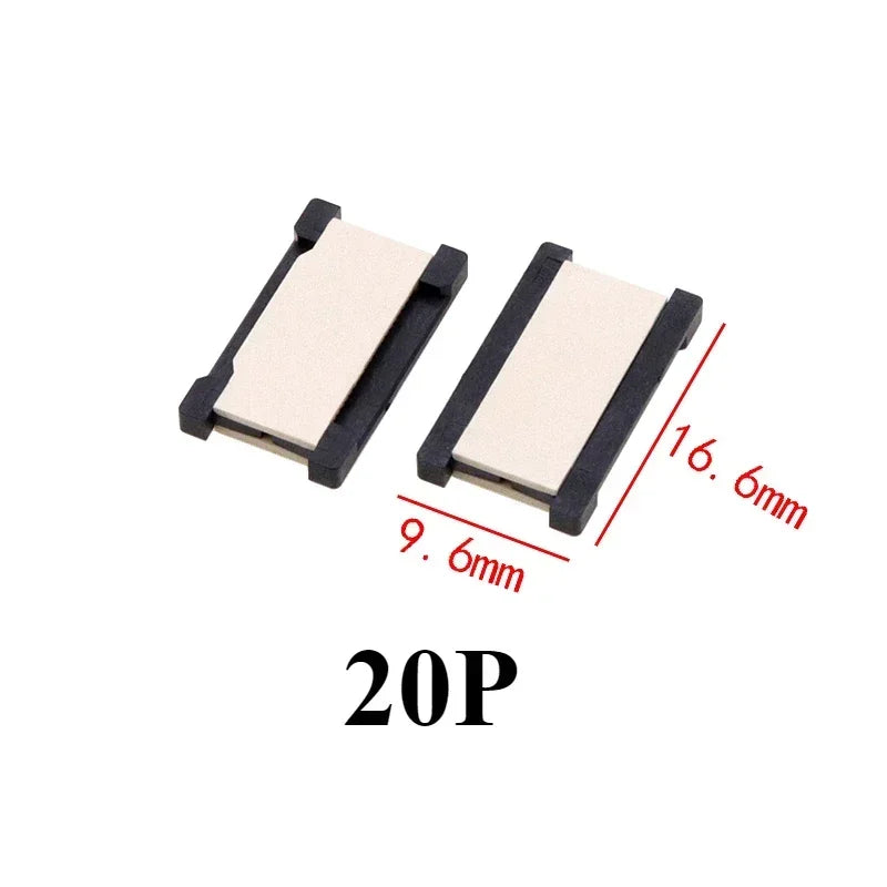 5/10/50Pcs/lot FPC FFC Flexible Flat Cable Extension Board 0.5 mm Pitch 6 20 24 30 40 50 60 Pin 6P 24P 30P 40P 50P 60P Connector