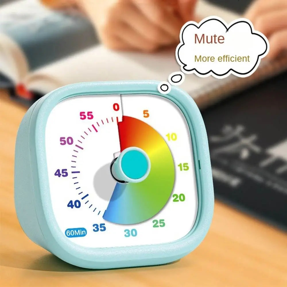Visualization Movement Visual Timer Time Management Silent Countdown Clock with Stand Sweep Second Kitchen Cooking Timer Home