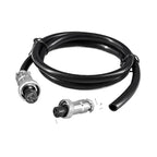 GX12 Female Plug Socket Waterproof M12 Circular Aviation Connector 2Pin 3Pin 4Pin 5Pin 6Pin 7Pin 1m 2m Extension Cable Wire