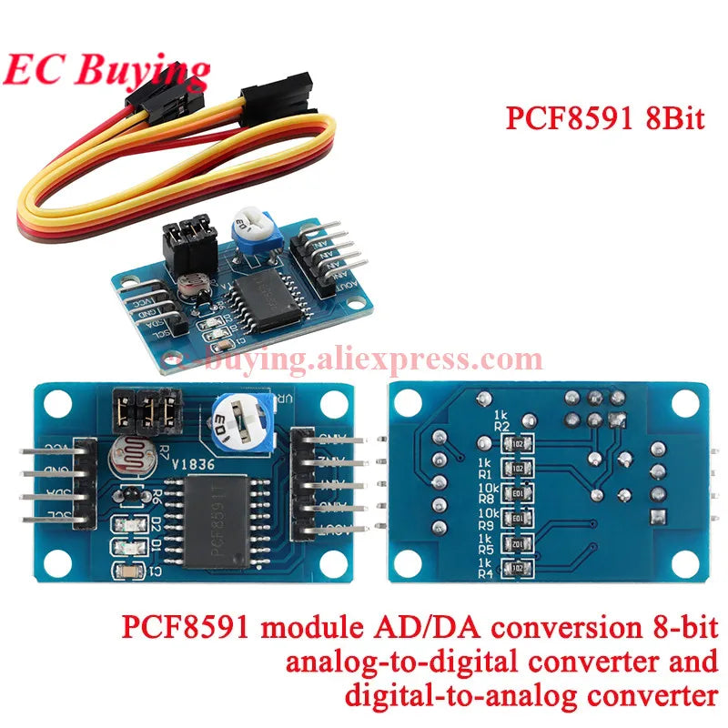 ADS1115 ADS1015 MCP4725 AD5593 ADS1110 ADS1118 ADS1120 ADS1220 MCP3421 SGM58031 PCF8591 Analog-to-Digital Breakout Board Module