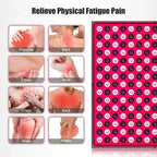 45W Red Light Therapy Panel 660nm&850nm for Body Pain Relief Near Infrared Photon Beauty Instrument Home Use Device LED Light Therapy Lamp for Anti-Aging, Pain Relief, with Stand, Hooks and Sunglasses