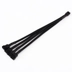 4 Pin Pwm Fan Cable 1 To 1/ 2/3/4 Ways Splitter Black Sleeved 27cm Extension Cable Connector PWM Extension Cables