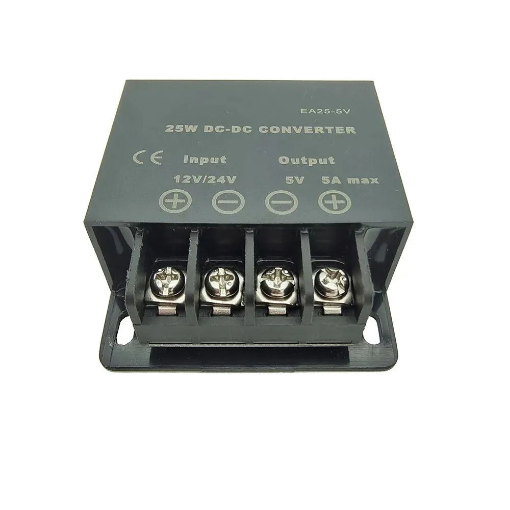 12V 24V to 5V 5A 10A 15A DC DC Converter Step Down Voltage Regulator Buck Converter Car Power Supply Transformer Module