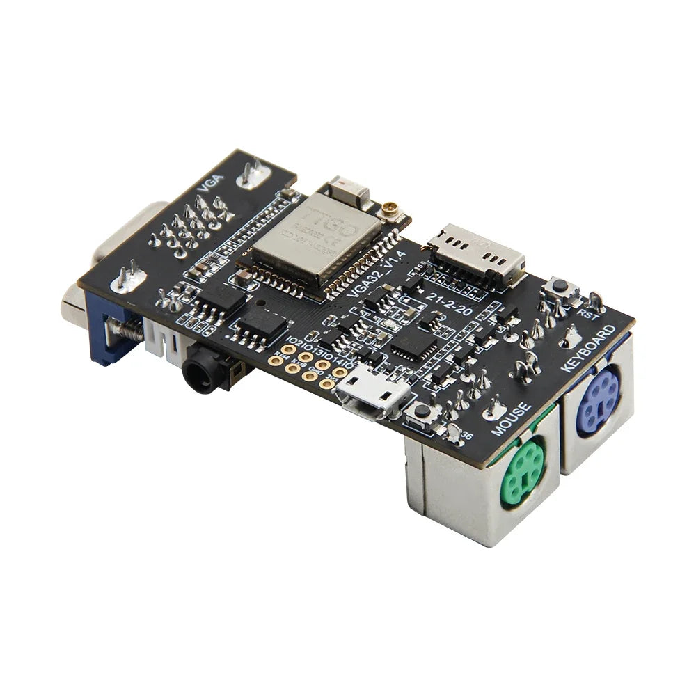 LILYGO® TTGO VGA VGA32 Module V1.4 PSRAM ESP32 PS/2 Mouse And Keyboard Controller Graphics Library Game Engine ANSI/VT Terminal
