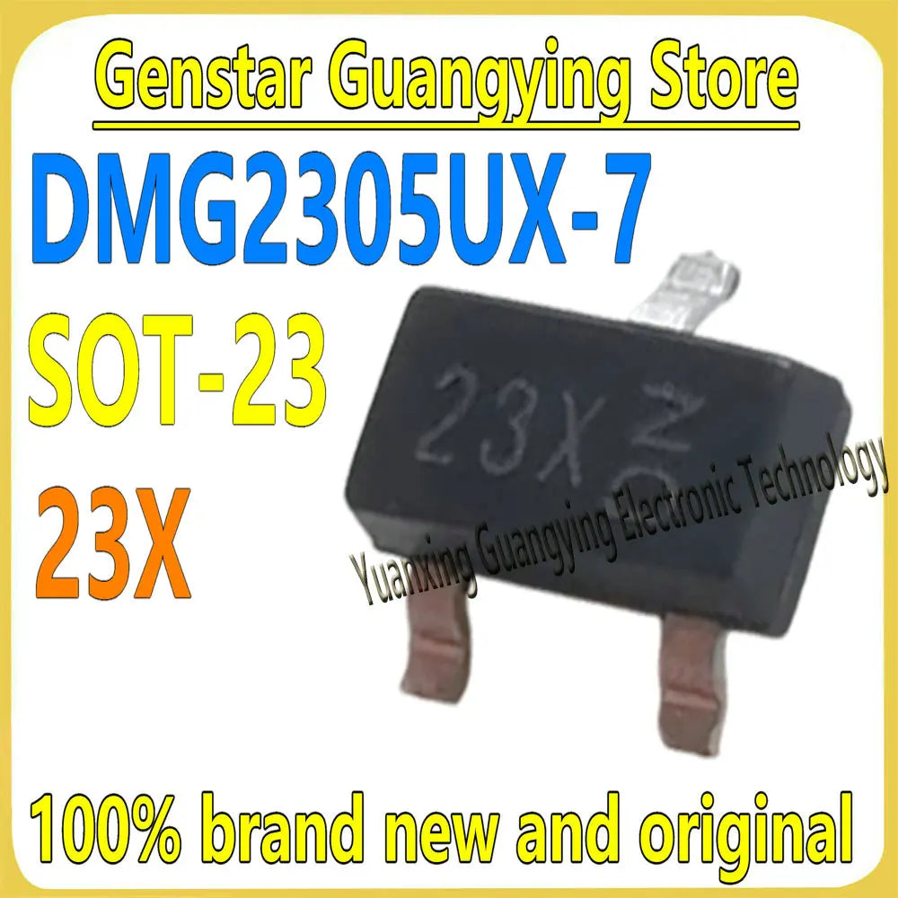 (30 pieces) DMG2305UX-7 Marking: 23X SOT-23 20V 4.2A P-channel MOSFET Field Effect Tube 100% Brand New & Original
