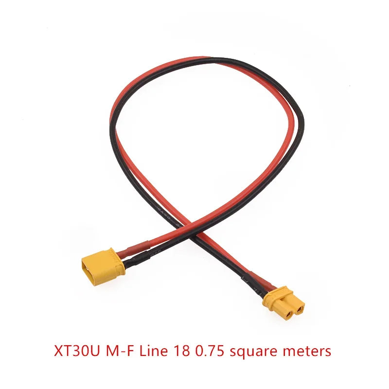 RC Battery Charger 18 AWG 16AWG 12AWG 10AWG XT60 XT90 EC5 Plug Male Female Extension Cable Wire Connector 10CM/20CM/30CM