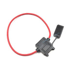 32V ATC Medium Blade Fuse Holder Waterproof for ATC/ATO Inline with 16/14/12AWG Wires - Selectable 5A 10A 15A 20A 40A Fuses