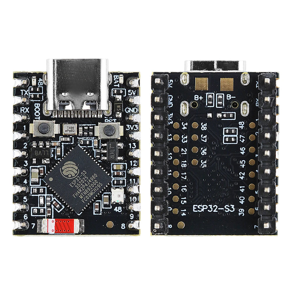 MINI ESP32-S3 Development Board for Arduino 2.4G Wifi Module BT5.0 Original Chip ESP32S3 4MB Flash 400KB SRAM 18PIN TYPE-C