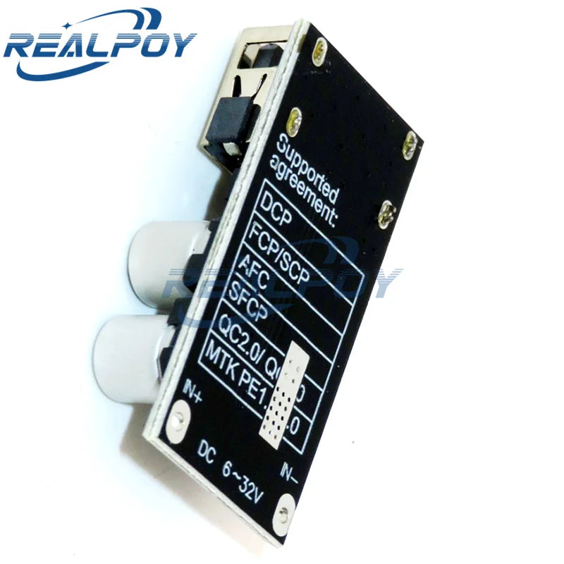 QC3.0 QC2.0 USB DC-DC Buck Converter Charging Step Down Module 6-32V 9V 12V 24V to Fast Quick Charger Circuit Board 3V 5V 12V