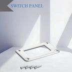 12V Arrow Up Down Rocker Switch White Led 7Pin On-Off-On, Momentary (On)-Off-(On) Toggle Switch Waterproof DPDT Button Switch