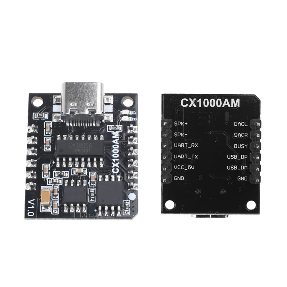 CX1000AM Serial Port Control MP3 Voice Playback Module 32Mbits Microcontroller WAV Voice Broadcast Custom Audio Module