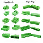 5Pair 15EDG KF2EDG 3.5mm 3.81mm 3.96mm 5.08mm PCB Screw Terminal Block 2-12Pin Male Plug Female Socket Pin Header Wire Connector