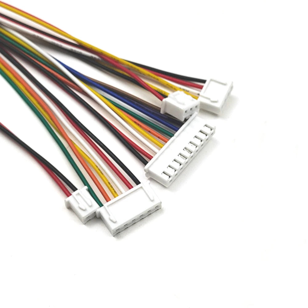 5PCS 1.0 1.25 1.5 2.0 2.54 SH/JST/ZH/PH/XH 1.0MM 1.25MM 1.5MM 2.0MM 2.54MM Female Plug Connector with Wire 2/3/4/5/6/7/8/10/12P